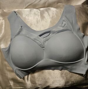 Seamless Light Blue Women's Bra